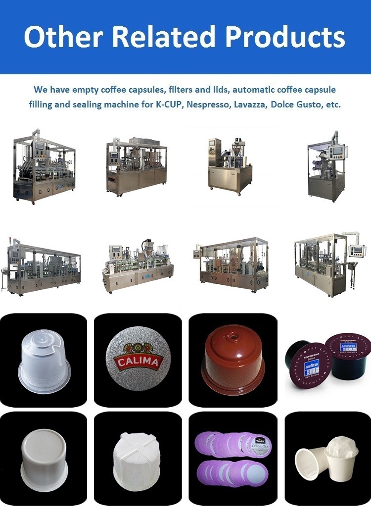 KFP-8 Automatic K-CUP coffee capsule filling and sealing machine [8 lines, 11520 capsules/hour]