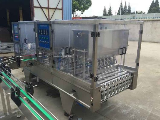 BHP-8 automatic cup filling and sealing machine for water with washing cup function 04