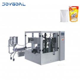 Automatic rotary pouch cream packing machine