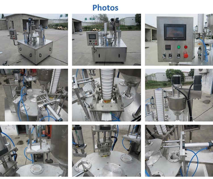 BHZ-1 automatic cup filling and sealing machine for powder