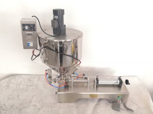 Single Nozzle Pneumatic Semi-Automatic Paste Filling Machine with Heating Function