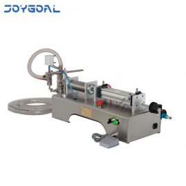 Single Nozzle Pneumatic Semi-Automatic Filling Machine For Liquid Without Hopper