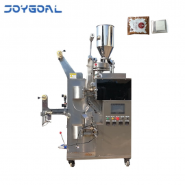 GT-450K Automatic inner and outer filter dip tea bag pouch powder packing machine with string and tag for small business