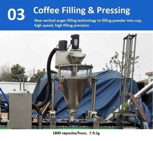 KFP-1 Automatic coffee capsule filling and sealing line 05