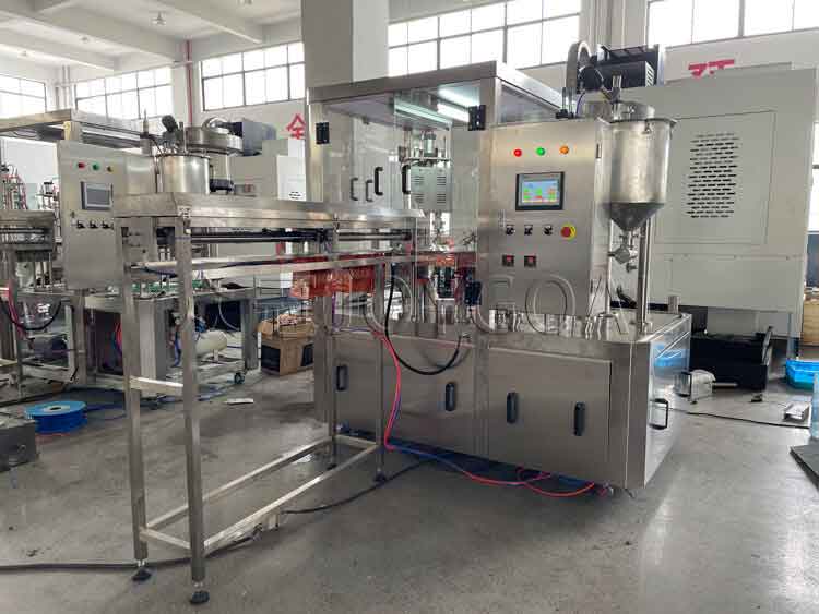 Filling capping machine for spouted pouches manufacturers in china shanghai joygoal machinery co., ltd.