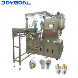 AUTOMATIC SPOUT POUCH FILLING AND CAPPING MACHINE ZLD-1A