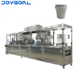 automatic cup filling and sealing machine for yogurt