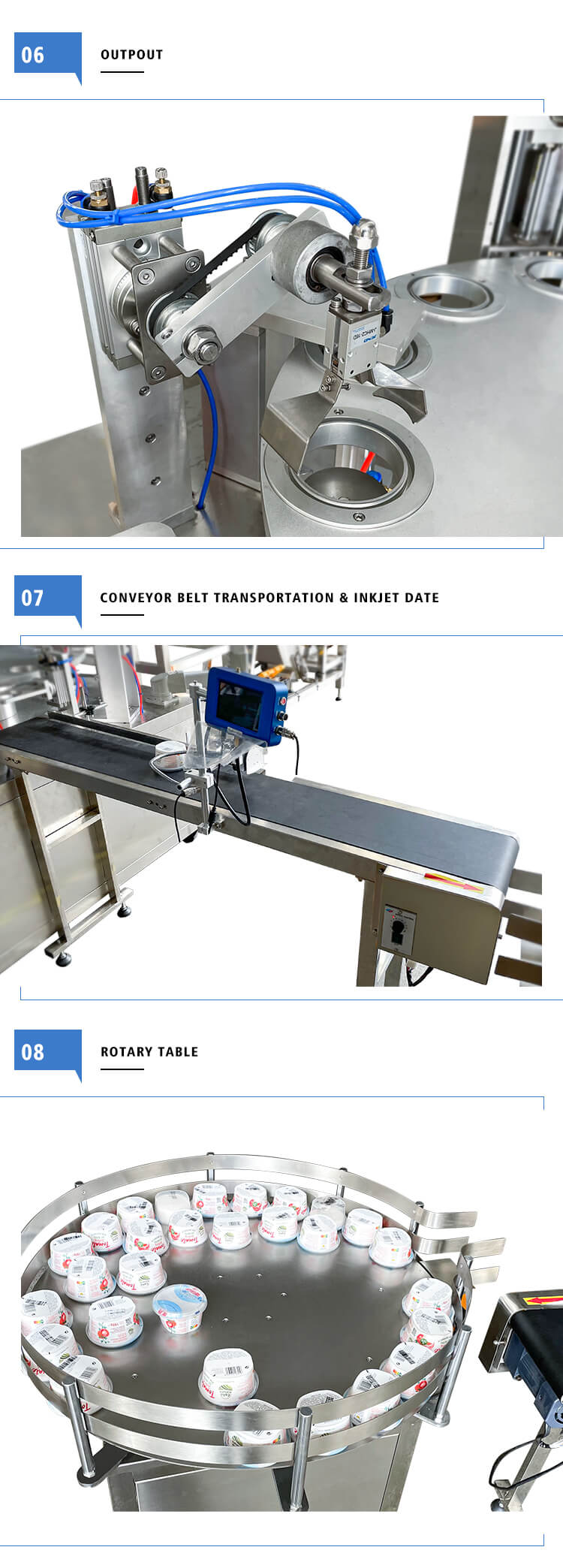 automatic Lifter weighing pan cup filling and sealing  machine for cooking salt