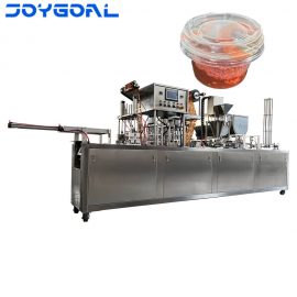 automatic cup filling and sealing machine for Chili powder sauce