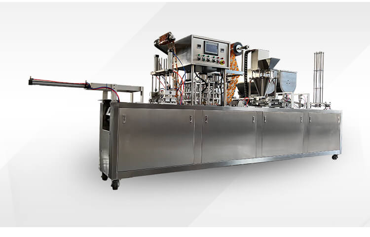 automatic cup filling and sealing machine for Chili powder sauce