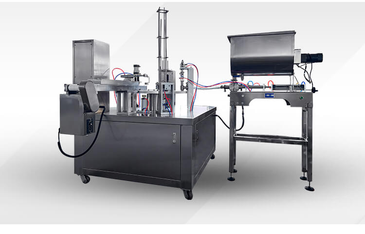 automatic rotary cup filling and sealing machine for Sauce Paste