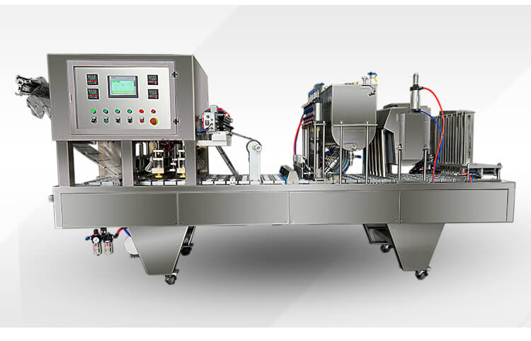 automatic cup filling and sealing machine for jelly