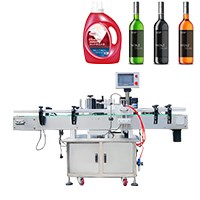 Full automatic double side labeling machine – suitable for labeling various bottles, cans and boxes – labeling machine