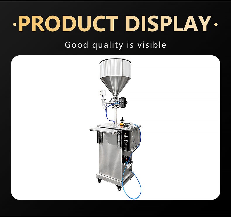 High Quality Factory Price Vertical Honey,gel, Small Quantitative Filling Cream Liquid Machines 0.4-0.6mpa Foot Pedal 8000BPH