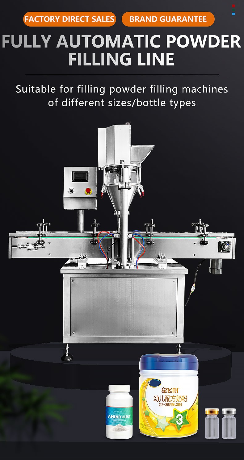 Automatic Spice Pepper Powder Bottle Filling Packaging Machine